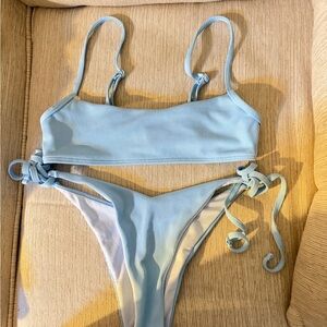 SHEIN Light Blue Bikini Set